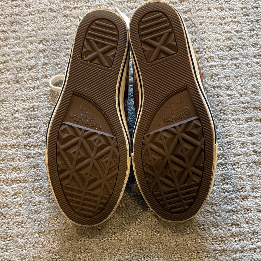 Multicolor Canvas High-top Hidden Wedges - Picture 5 of 7